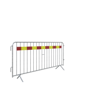 Barrier type E | with one 100 mm sensing strip, red / yellow foil, type RA2/B